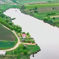 Vedere aeriană a Bălții Lazăr Alexandria